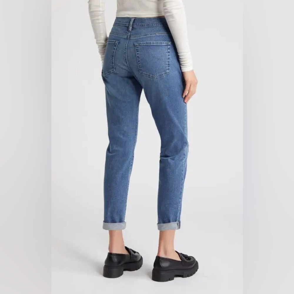 Frame Le Garçon Blue Lucerne Slim Boyfriend Ankle Jeans Clean Minimalist Size 29 - Picture 2 of 9